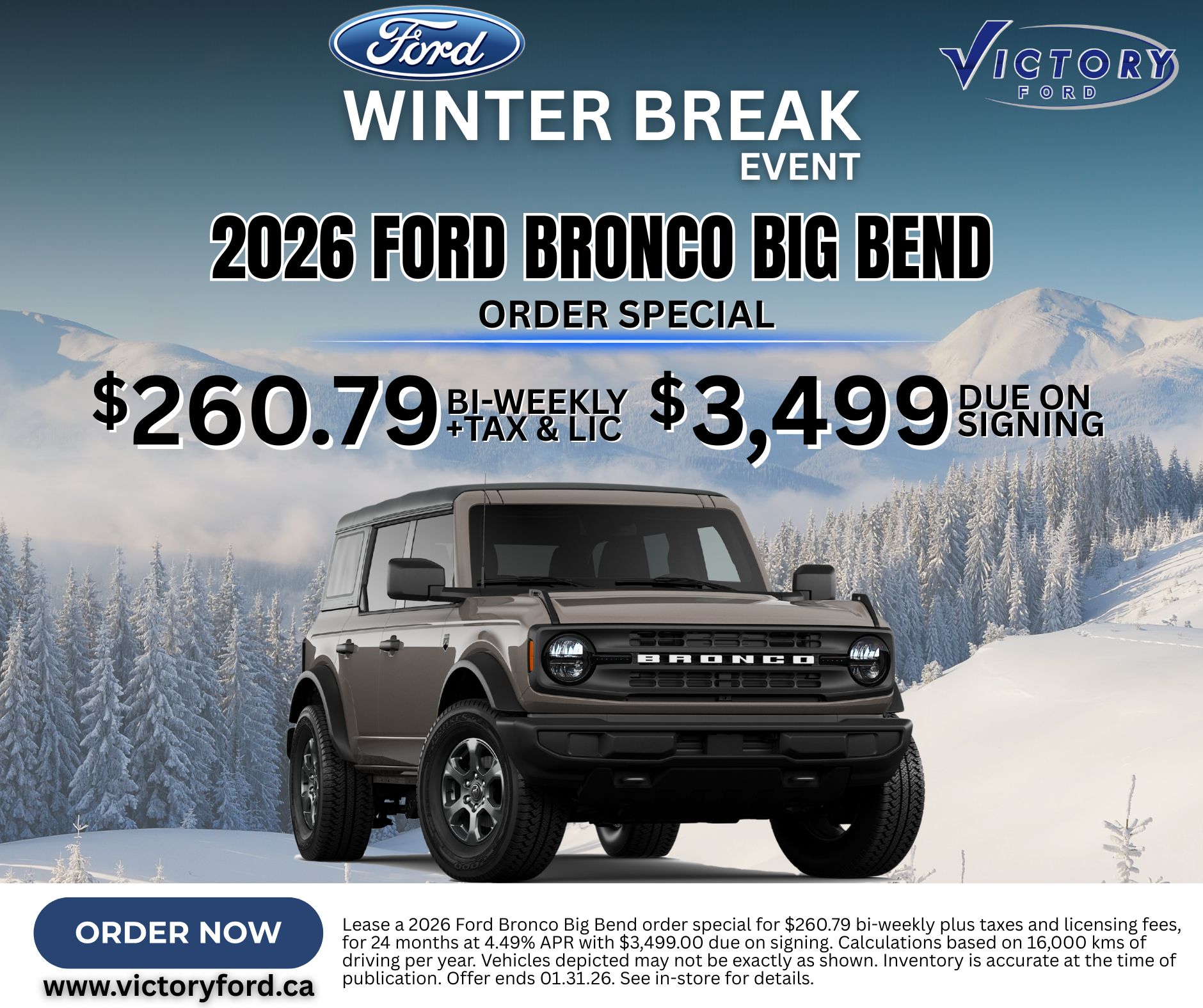 2026 Ford Bronco Big Bend
