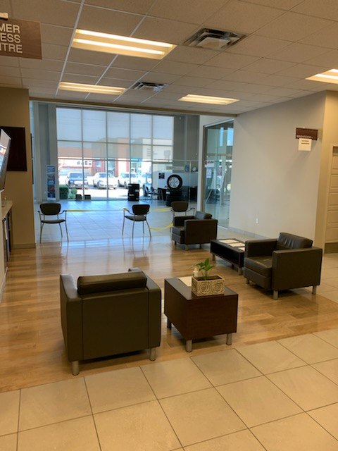 victory ford covid showroom